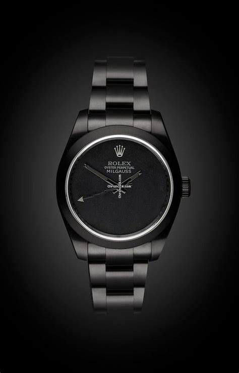 rolex milgauss black silver|rolex milgauss dark knight price.